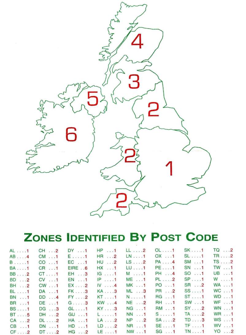 Haulage Rates Map Rockbond SCP Ltd.