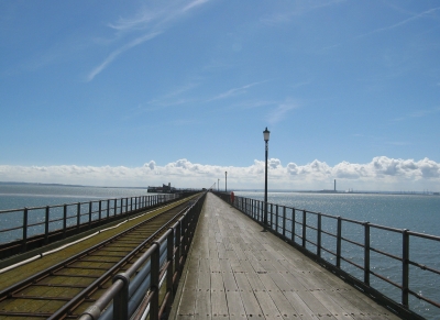 Rockbond Underwater Admix 2401 used to repair a steel pile on Southend Pier